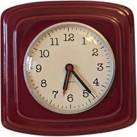 Mid Century Keramik Wanduhr Ddr 70Er Jahre von FunAntic