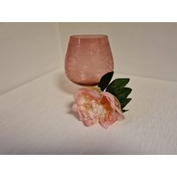 Vintage Boho Glas Vase 80Er Jahre von FunAntic
