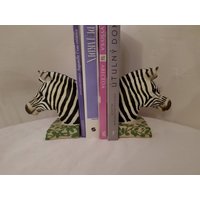 Vintage Bookends Stehen Für Gläser Paar Zebras von FunAntic