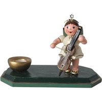 Vintage Erzgebirge Kerzenleuchter Engel Mit Cello in Ovp Made Ost Germany Vintage Erzgebirge Kerzenleuchter Engel Mit Cello in Ovp Made Ost Germany von FunAntic
