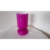 Vintage Ikea Pilz Lampe Lila Handgemachte Glas Lampe Lykta von FunAntic