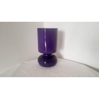 Vintage Ikea Pilzlampe Lila Handgemachte Glaslampe Lykta von FunAntic