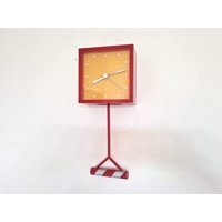 Vintage Ikea Pop Art Memphis Milano Stil Wanduhr Im Kunststoff Design Maria Vinka von FunAntic