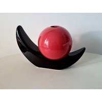 Vintage Memphis Milano Stil Keramik Vase 90Er Jahre von FunAntic