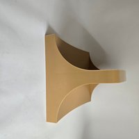 Vintage Mid Century Wandregal Aus Kunststoff in Den 80Er Jahren von FunAntic