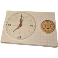 Vintage Mid Century Wanduhr Mit Kurzzeitmesser Weimar Ddr 70Er Jahre von FunAntic