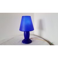 Vintage Mitte Jahrhundert Pilz Lampe Handgemachte Glaslampe von FunAntic