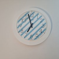 Vintage Pop Art Memphis Milano Style Wanduhr Weimar Ddr 80Er Jahre von FunAntic