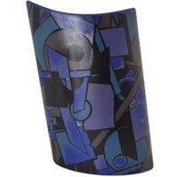 Vintage Postmodern Memphis Milano Stil Keramik Vase Steuler Design von FunAntic