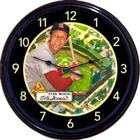 stan Musial Baseball Uhr Cardinals Mlb von FunAroundTheClockCo