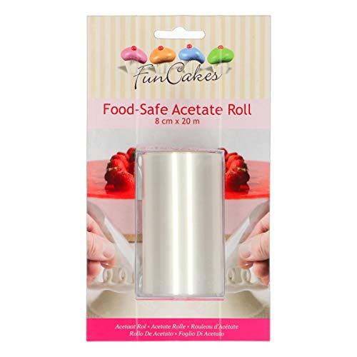 FunCakes FC2120 Tortenrandfolie Actetat-Folie 8cm x 20m, Acetat FunCakes FC2120 Tortenrandfolie Actetat-Folie 8cm x 20m, Acetat von FunCakes