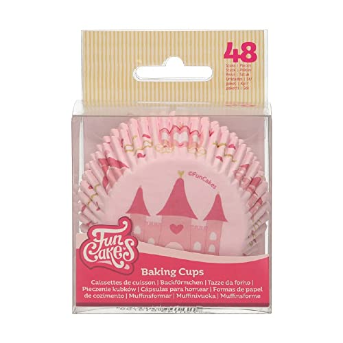 FunCakes Baking Cups Prinzessin: Perfekt für Cupcakes zum Thema Prinzessin, Cupcakes und mehr, Kuchen dekorieren, pk / 48 von FunCakes