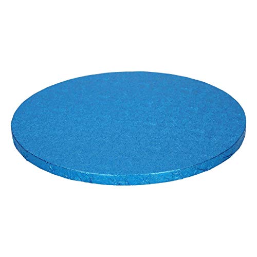 FunCakes FC2225RD Cake Drum rund, Durchmesser 25 cm, Blau, Papier von FunCakes