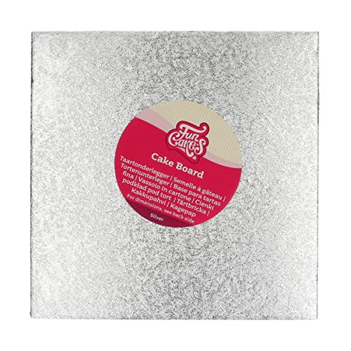 FunCakes Kitchen, Papier, Silber, 22,5 x 22,5 cm von FunCakes