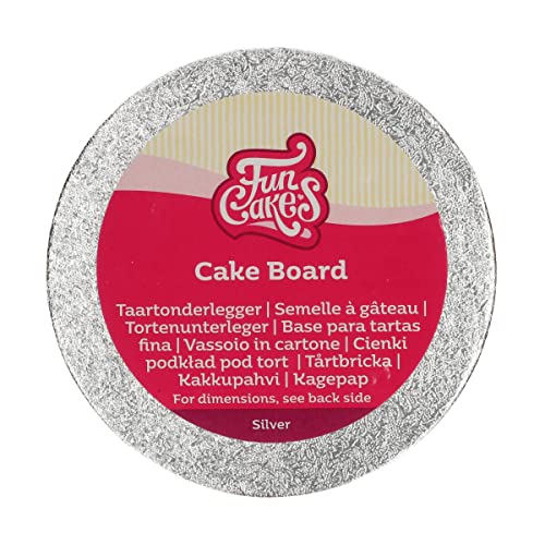 FunCakes Kitchen, Papier, Silber, Ø10 cm von FunCakes
