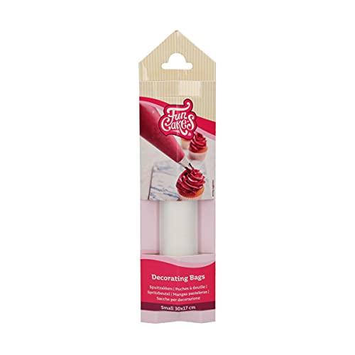 FunCakes Wegwerf-Spritzbeutel: Hochwertige Dekorationsbeutel, ideal zum Kuchendekorieren, Größe 30 cm, 10 Stück von FunCakes