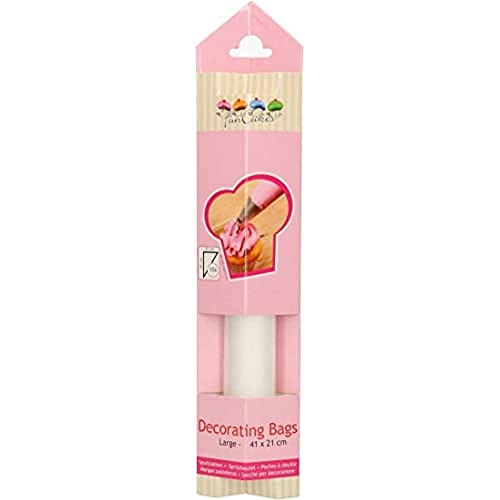 FunCakes Einweg-Spritztüten 41cm, 10 Stück, Weiß, 41 cm FunCakes Einweg-Spritztüten 41cm, 10 Stück, Weiß, 41 cm von FunCakes