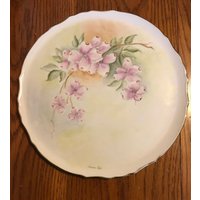 Vintage Bernadotte Servierplatte, Handbemalt von FunFindsByJudy