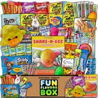 Ostern Süßigkeiten Korbfüller 60 Count Variety Pack, Kinder Candy Box, College Studenten Care Paket, Lunch Box Snacks, Mitarbeiter Wertschätzung von FunFlavorsBox