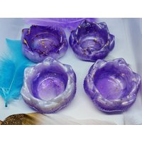 Teelichthalter"Lotus Blüte" Aus Kunstharz | Handarbeit Teelichthalter"Lotus Blüte" Aus Kunstharz | Handarbeit von FunPearlsDesign
