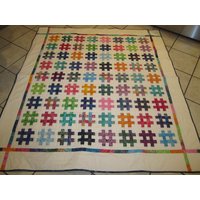 Hashtag Quilt von FunQuiltsByDorothy