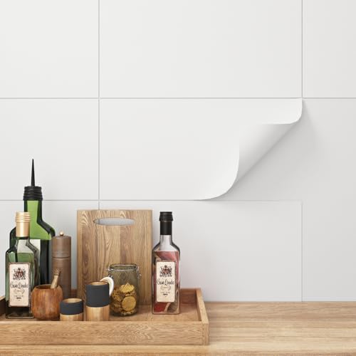 FunStick 15 Stück 30x60cm PVC Bodenbelag Selbstklebend Weiß Klebefliesen Bad Boden Fliesenaufkleber Badezimmer Wasserfest Vinylboden Selbstklebend Weiss Klebe Fliesen Rückwand Küche Laminatboden FunStick 15 Stück 30x60cm PVC Bodenbelag Selbstklebend Weiß Klebefliesen Bad Boden Fliesenaufkleber Badezimmer Wasserfest Vinylboden Selbstklebend Weiss Klebe Fliesen Rückwand Küche Laminatboden von FunStick