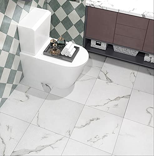 FunStick 30 Stück PVC Bodenbelag Marmoroptik 30X30CM Boden Fliesenaufkleber Für Bodenfliesen Vinyl Klebe Boden Weiß Vinylboden Fliesenoptik Weiß Selbstklebend Fliesen Folie Bad Boden Klebefliesen FunStick 30 Stück PVC Bodenbelag Marmoroptik 30X30CM Boden Fliesenaufkleber Für Bodenfliesen Vinyl Klebe Boden Weiß Vinylboden Fliesenoptik Weiß Selbstklebend Fliesen Folie Bad Boden Klebefliesen von FunStick