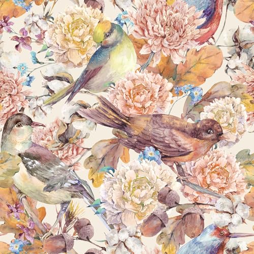 FunStick 44.5CMx9M Selbstklebende Tapete Vögel Blumen Möbelfolie Selbstklebend Schlafzimmer Beige Tapeten Blumen Muster Klebefolie Möbel Schrankfolie Wandtapete Blumen Aquarell Klebefolie Wohnzimmer FunStick 44.5CMx9M Selbstklebende Tapete Vögel Blumen Möbelfolie Selbstklebend Schlafzimmer Beige Tapeten Blumen Muster Klebefolie Möbel Schrankfolie Wandtapete Blumen Aquarell Klebefolie Wohnzimmer von FunStick