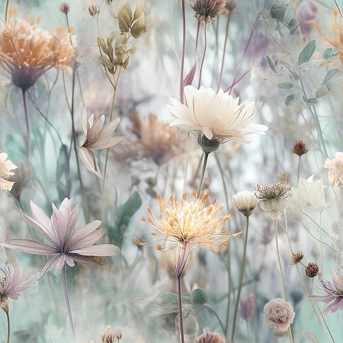 FunStick Wildblumen Wand Tapete Selbstklebend Wohnzimmer Blümchen Tapeten 3D Effekt Löwenzahn Grau Deko Klebefolie für Möbel Schrank Bücherregale Selbstklebende Folie Blumenmuster Badezimmer 44.5CM×3M FunStick Wildblumen Wand Tapete Selbstklebend Wohnzimmer Blümchen Tapeten 3D Effekt Löwenzahn Grau Deko Klebefolie für Möbel Schrank Bücherregale Selbstklebende Folie Blumenmuster Badezimmer 44.5CM×3M von FunStick
