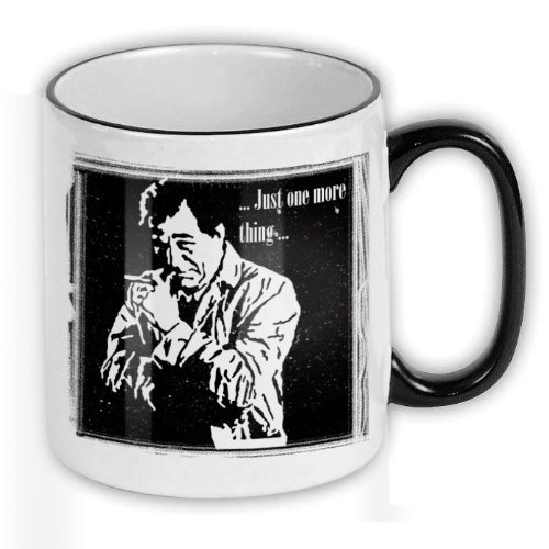 FunTasstic Keramiktasse schwarz/weiß - weiße Keramiktasse mit Just one more thing Spruch - bedruckte Kaffeetasse - Kaffee-Pott schwarz bedruckt mit Spruch - Geschenk Kaffeebecher von FunTasstic