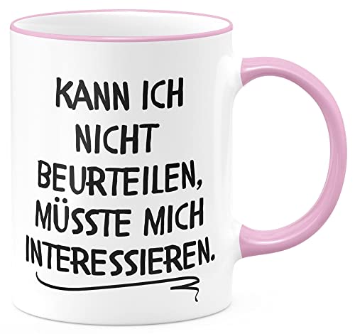 FunTasstic Tasse Kann ich nicht beurteilen, müsste mich interessieren. Kaffeebecher beidseitig bedruckt Büro, Farbe:rosa, Größe:330 ml von FunTasstic