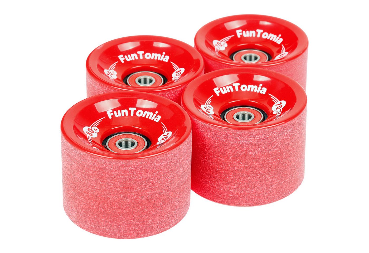 FunTomia Longboard FunTomia 4x Longboard Rollen 70x51mm 80A / 86A inkl. Mach1® Kugellager von FunTomia