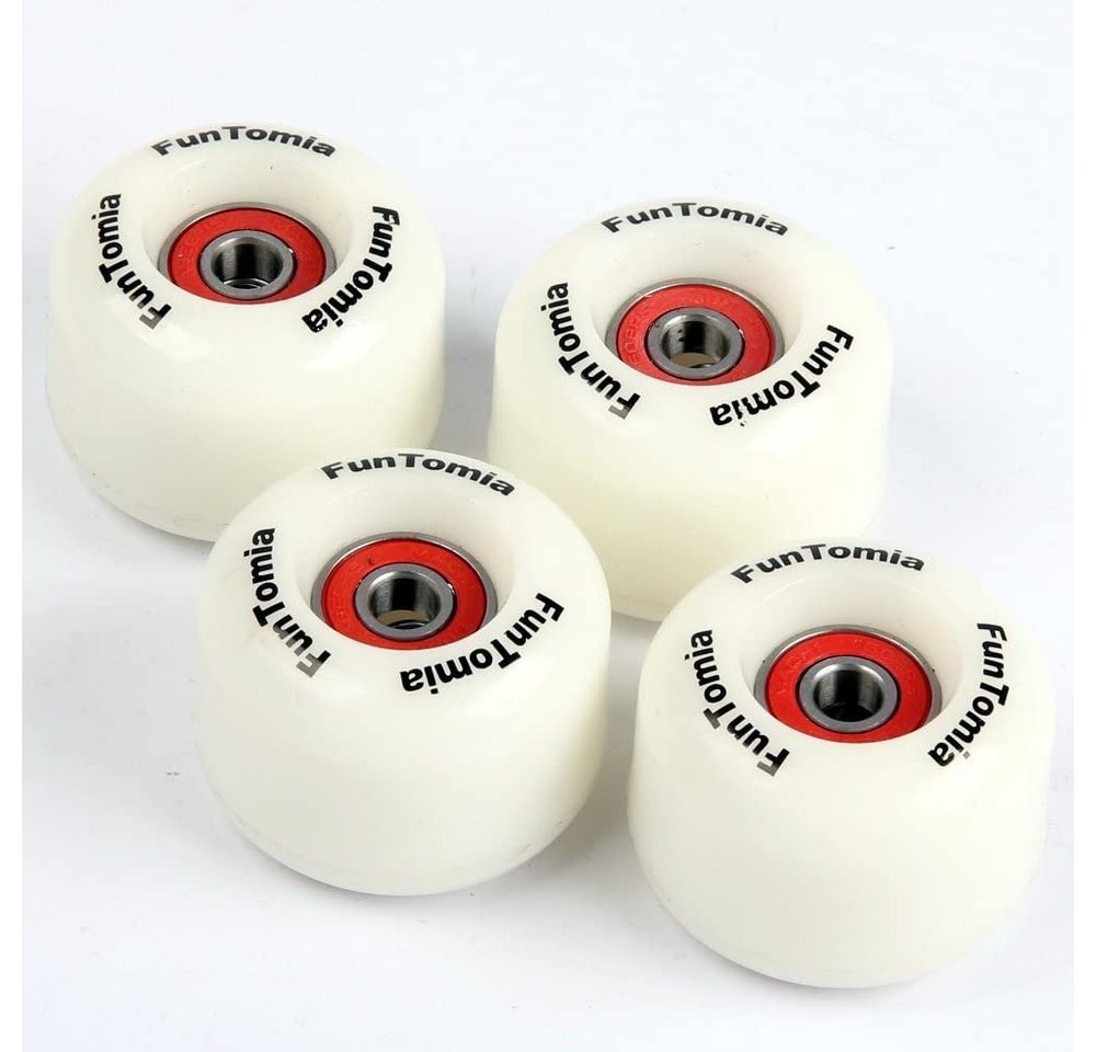 FunTomia Skateboard FunTomia 4 x Rollen für Skateboards Härtegrad 92A oder 100A FunTomia Skateboard FunTomia 4 x Rollen für Skateboards Härtegrad 92A oder 100A von FunTomia