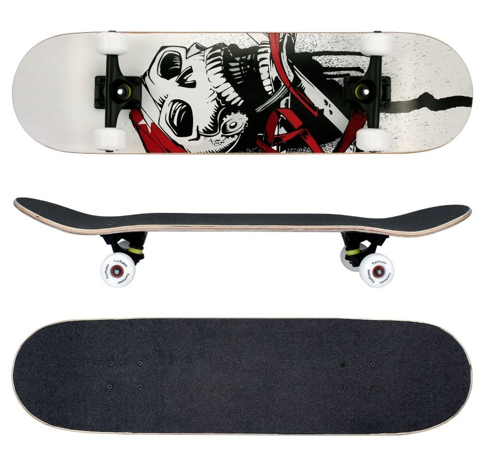 FunTomia Skateboard Skateboard mit Mach1 ABEC-9 Kugellager 7-lagigem Ahornholz 100A Rollen FunTomia Skateboard Skateboard mit Mach1 ABEC-9 Kugellager 7-lagigem Ahornholz 100A Rollen von FunTomia