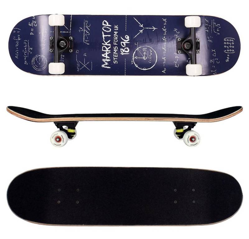 FunTomia Skateboard Skateboard mit Mach1 ABEC-9 Kugellager 7-lagigem Ahornholz 100A Rollen von FunTomia