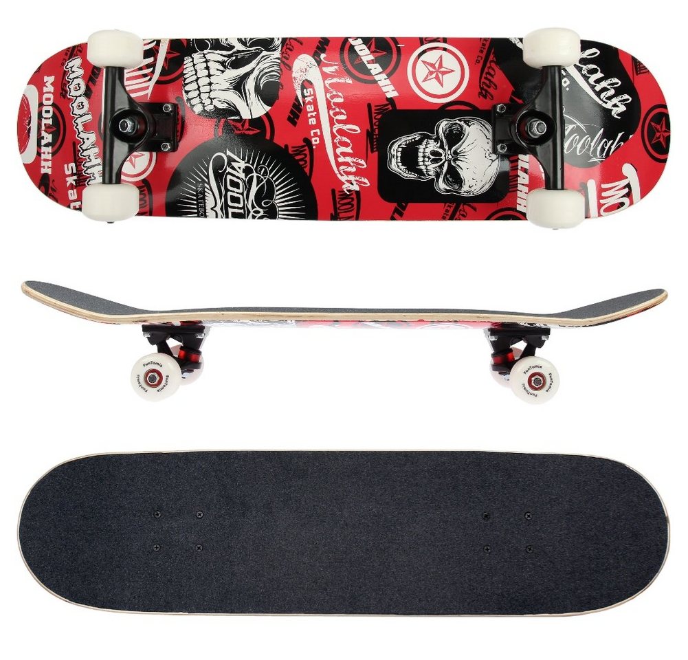 FunTomia Skateboard Skateboard mit Mach1 ABEC-9 Kugellager 7-lagigem Ahornholz 100A Rollen FunTomia Skateboard Skateboard mit Mach1 ABEC-9 Kugellager 7-lagigem Ahornholz 100A Rollen von FunTomia