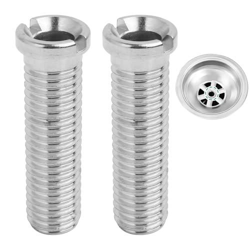 FunWorth Hohlschraube Spüle 2er-Set, Edelstahl M12×45mm Siebkorb-Schrauben mit Schraubendreher,Kompatibel mit Blanco, Franke & Co. Ventilabläufen 1.5 & 3.5 Inch, Korrosionsfester Ablaufschrauben FunWorth Hohlschraube Spüle 2er-Set, Edelstahl M12×45mm Siebkorb-Schrauben mit Schraubendreher,Kompatibel mit Blanco, Franke & Co. Ventilabläufen 1.5 & 3.5 Inch, Korrosionsfester Ablaufschrauben von FunWorth