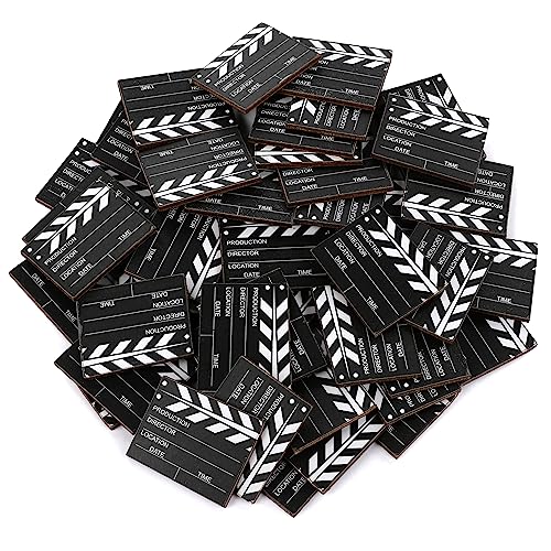 FunX® Holz Deko Streudeko Tischdeko 'Filmklappe' - 48er Pack von FunX