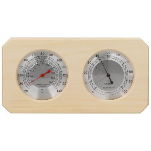 2-in-1 Holzthermometer und Hygrometer für Saunen und Innenräume 2-in-1 Holzthermometer und Hygrometer für Saunen und Innenräume von Funabridge
