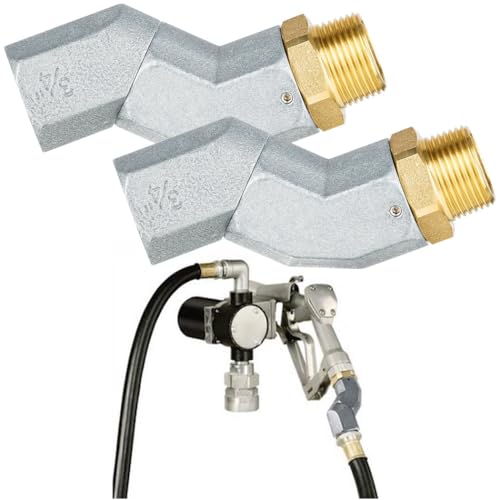 3/10.2 cm Schlauchverschraubungen für Kraftstoffpumpen, 2 Stück Zinklegierung Mehrhobelverbinder mit Außen- und Innengewinde von Funabridge