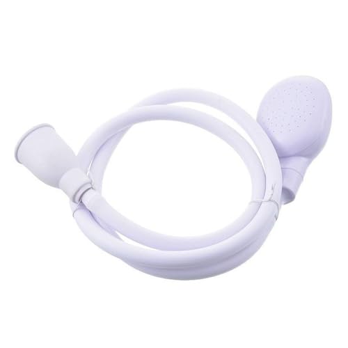 Funalix Haustier Wasserhahn Sprüher,Tragbarer Spülbecken Sprühschlauch,Haustier Duschkopf,Gummi Handbrause, für Baby, Haustieren, Haarwaschen, Spülen（Weiß） von Funalix