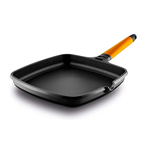 Fundix F5-IP27 Grillpfanne Induktion Griff orange 27 cm von Castey