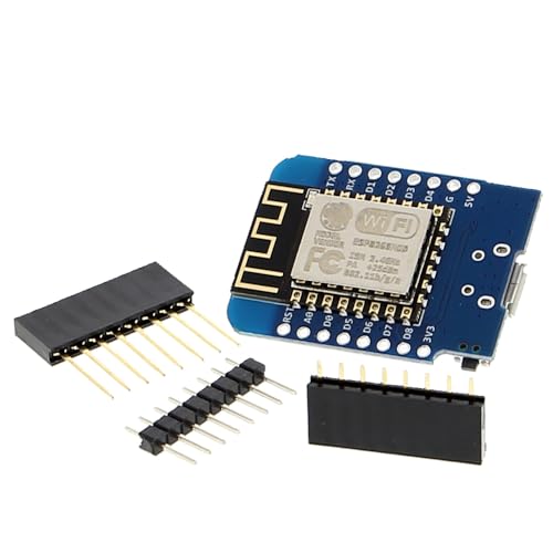WiFi Entwicklungsboard – Kompatibel mit Wemos D1 Mini – Geeignet für NodeMcu Lua und ESP8266 Projekte – Ideal für IoT und Smart Home Anwendungen von Funduino