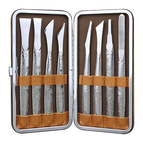 Funfob Leather Technology Drehmesser mit Scharfem, Ledertechnologie, Manuelles DIY-Werkzeug, Ledertrimm-Korrekturmesser-Set von Funfob