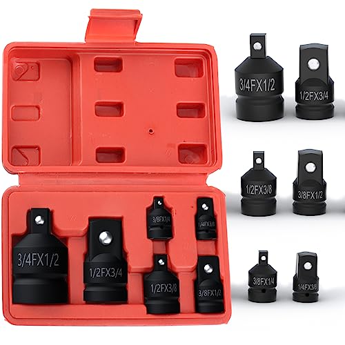 Adapter Satz Stecknuss-Adapter Steckschlüsselsatz 6 Teilig Adapter-Set Stecknussadapter Set Öldienst-Schlüsselsatz für Knarren, Nuss, Steckschlüsseln, 1/4' 3/8' 1/2' 3/4' Adapter Satz Stecknuss-Adapter Steckschlüsselsatz 6 Teilig Adapter-Set Stecknussadapter Set Öldienst-Schlüsselsatz für Knarren, Nuss, Steckschlüsseln, 1/4' 3/8' 1/2' 3/4' von FungLam