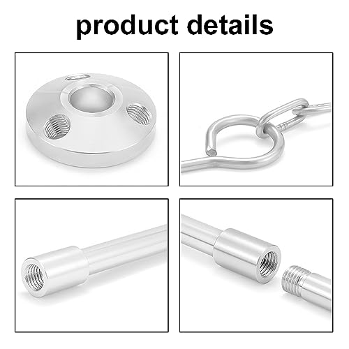 Abnehmbarer Outdoor Campfire Stativ Bonfire Rack Tragbares Aluminiumlegierung Hung Pot Ständer Klapphalter für Camping -Picknick BBQ (L) von Funien