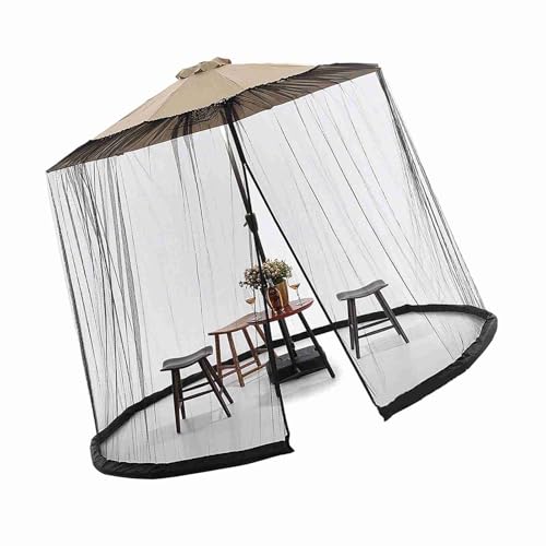 Funien Außenterrandschaftsbildschirmnetz für Patio Veranda-Wasserrohrnetz für 7-11 Fuß Regenschirme Patio Regenschirmnetz Fit 7-9 Personen (#1) von Funien
