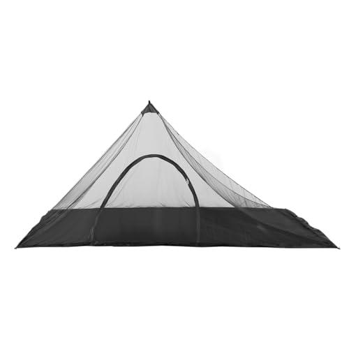 Funien Camping -Zelt mit Tragbeutel Wasserdicht Im Freien Mesh Zelt Zum Rucksackwanderungs Campingfischen (Schwarz) von Funien