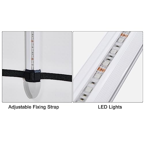 Funien Paddleboard LED Light USB Powered LED -Beleuchtungssystem mit Tragetasche für -Paddelbrett (Blaues Licht) von Funien