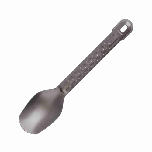 Funien Titan Spork Leichtes Abendessen Spork Besteck Fläche für Haus Im Freien Camping Wanderrucksackpicknick (Löffel) von Funien